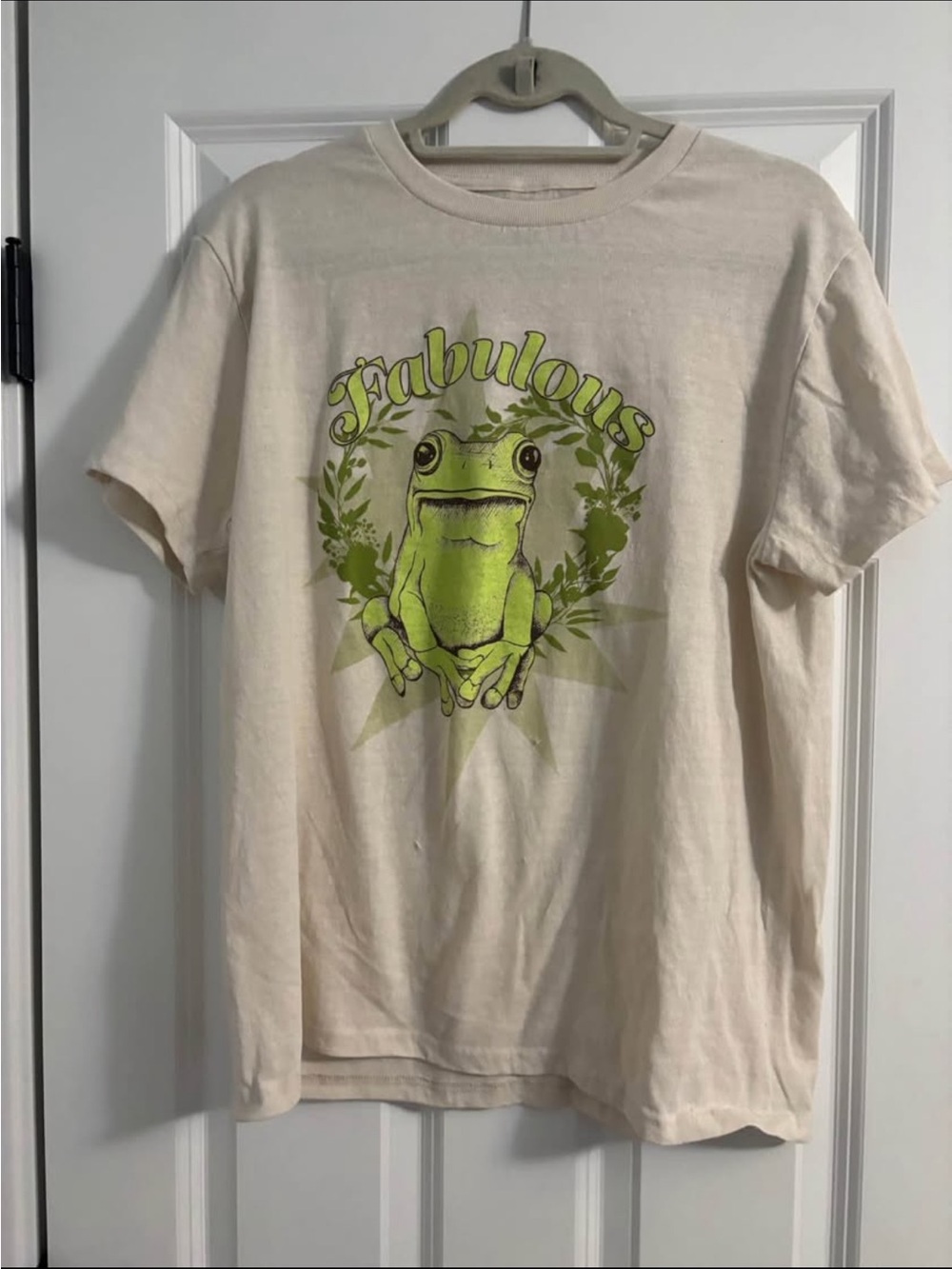 Fabulous Green Frog Graphic Tee - Neutral